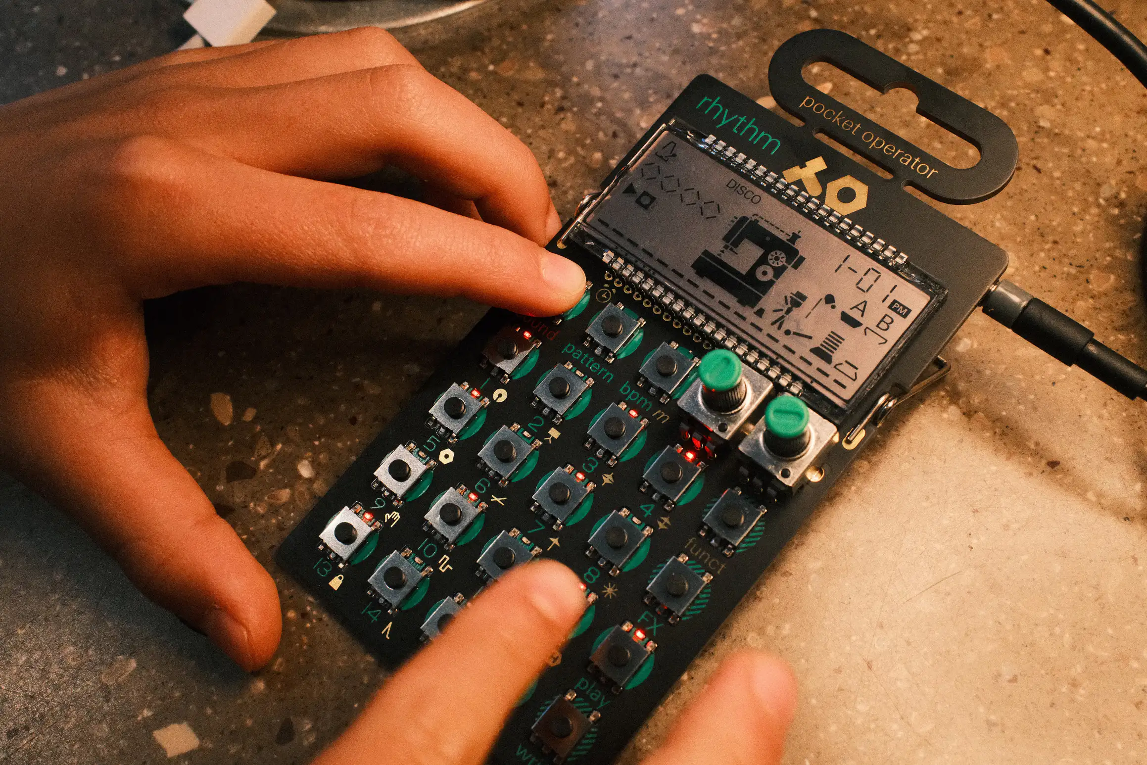 pocket operator, rhythm - surprisingly fun little device