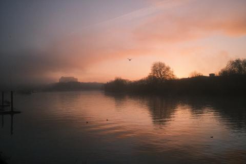 Looking East towards Hammersmith Bridge
